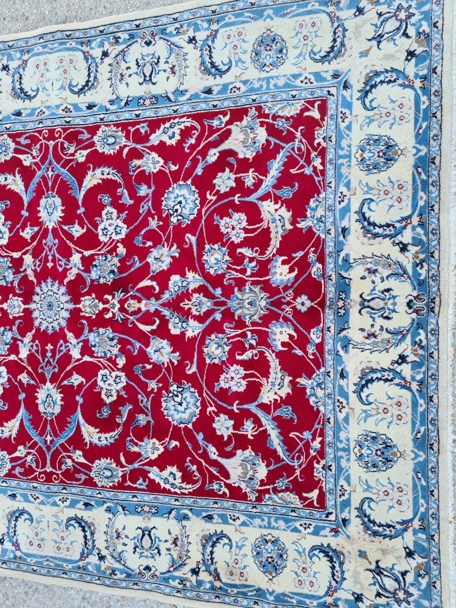 Naïn Shisla Carpet, Iranian Origin, Antique Late 20th Century-photo-5