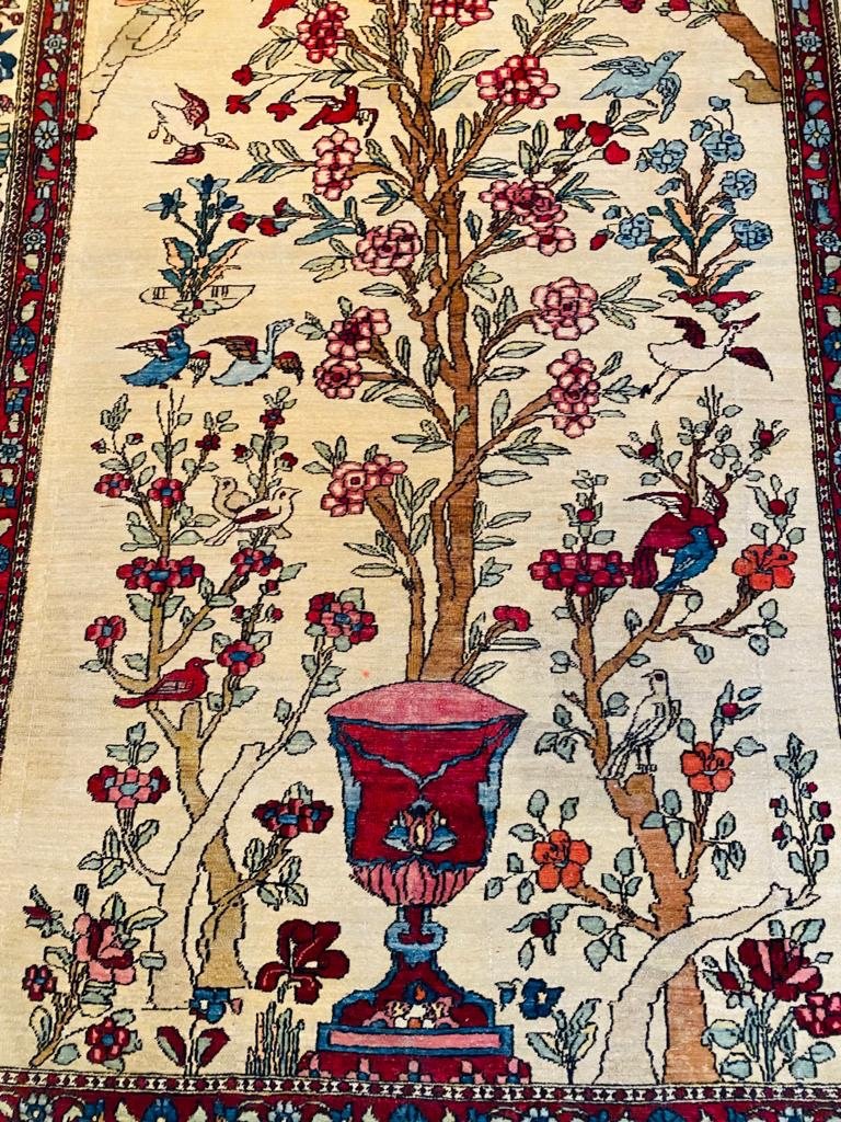 Teheran Wool Carpet, Persia, Late 19th Century-photo-3
