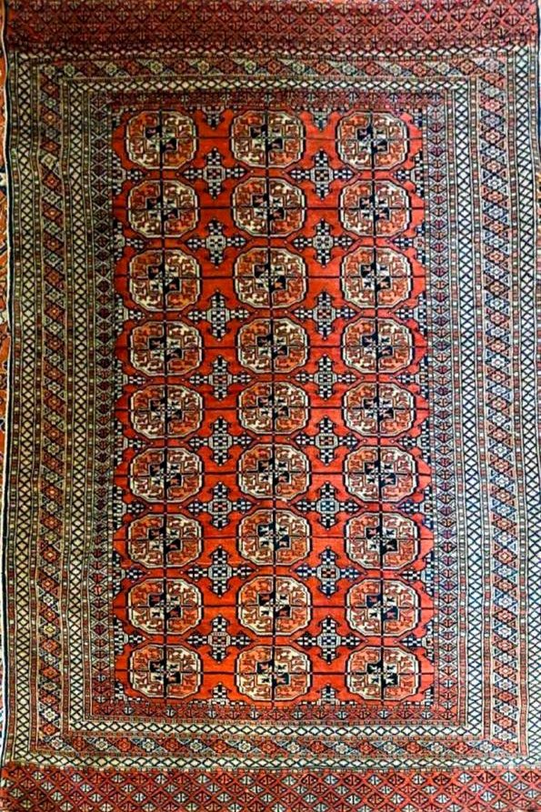 Tapis Tekke Boukhara, Turkmen, Fin 19éme Siècle