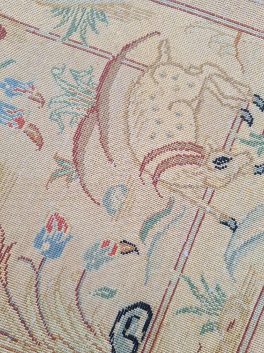 Silk Carpet, Signed Ghoum, Atelier Impérial-photo-5