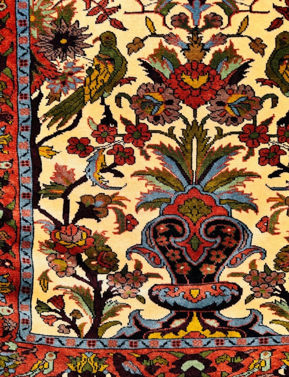 Tapis  Bidjar En Velours De Laine Kork,Iran, XXéme Siécle-photo-4
