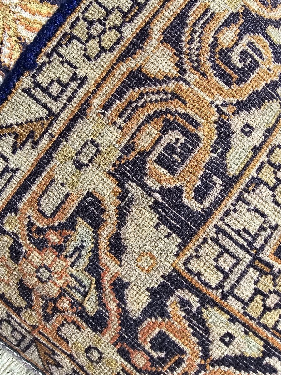Tapis Galerie Cachemire En Soie, Inde (vers 1975)-photo-6