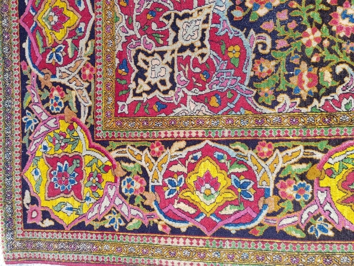 Tapis Persan De Téhéran En Laine Kork, Fin 19ᵉ Siècle-photo-4