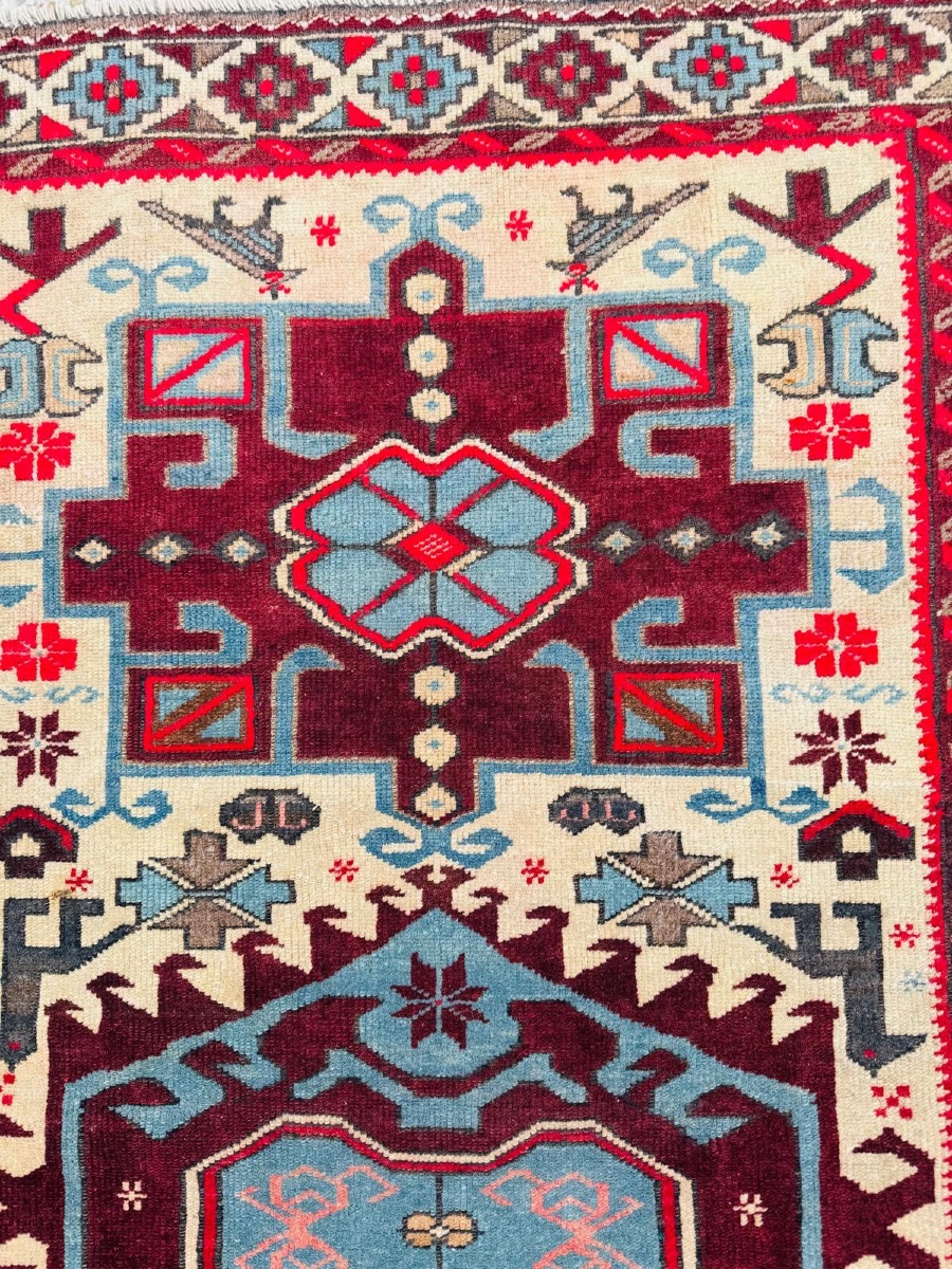 Caucasian Kazak Rug – Circa 1900, Hand-knotted-photo-2