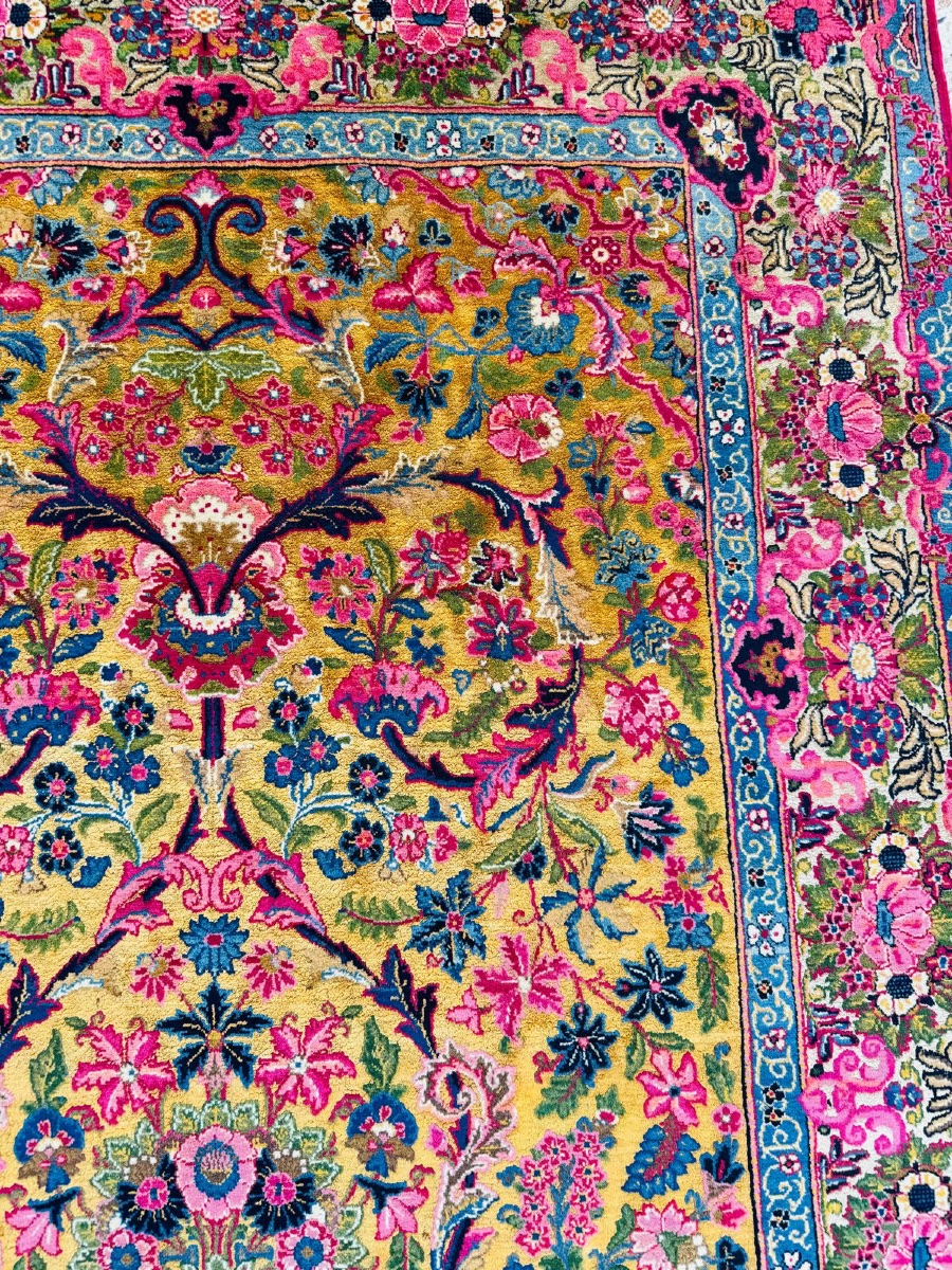 Fine Kachan Dabir Silk And Wool Carpet, Signed "commande Bannayan" – Royal Workshop-photo-3