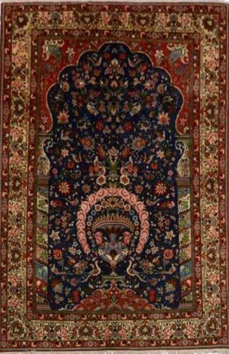 Kashan Wool Kork Carpet, Iran, Shah Period