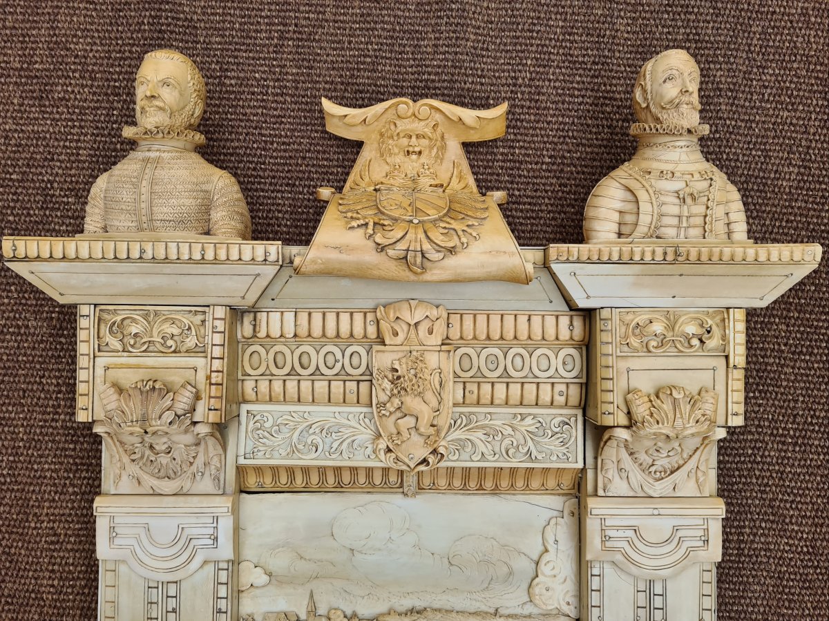 Exceptional And Important Ivory Panel -  - France Early 18th Century-photo-2