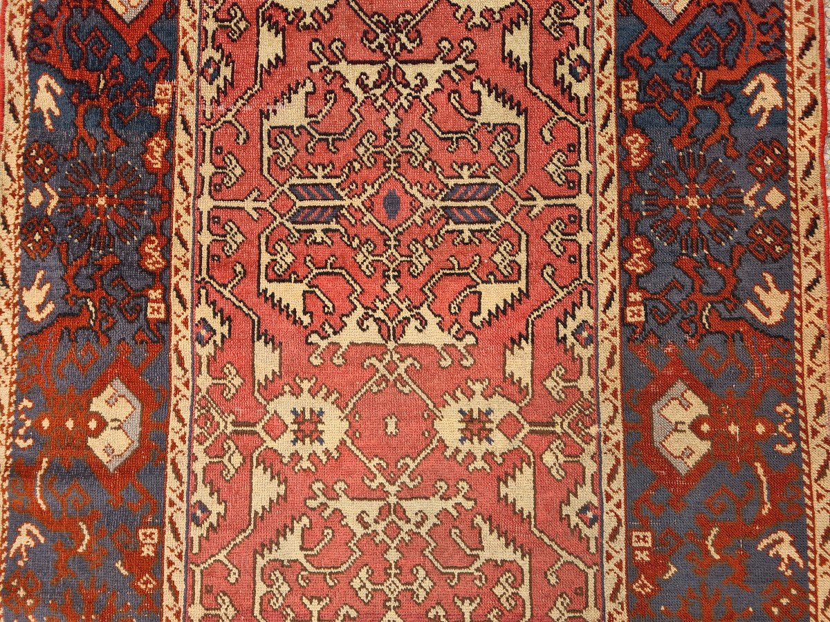 tapis  Ouchak (ouest De La Turquie, Région d'Anatolie Central) début 19eme-photo-3