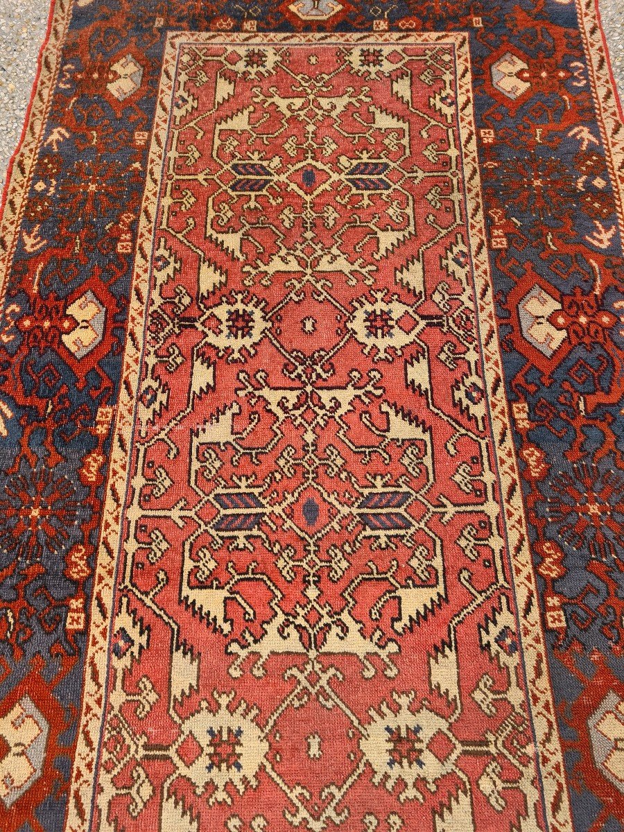 tapis  Ouchak (ouest De La Turquie, Région d'Anatolie Central) début 19eme-photo-2
