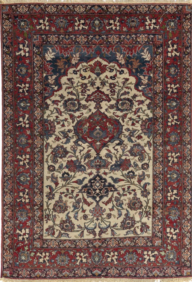 Isfahan Prayer Rug, Iran, 1st Half Of The Twentieth