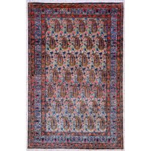 Large Kerman Carpet In Wool, Iran, Dating From The 19th Century.