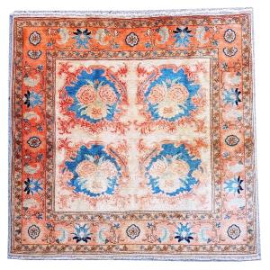 Heriz Carpet Made In Wool, Iran, Year 1960.