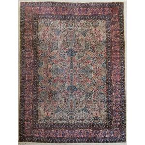 Lovely Kirman Carpet Made In Wool, Iran, Shah Period.