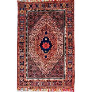 Senneh Carpet In Wool, Iran, 19th Century.
