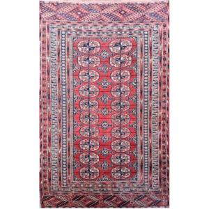 Old Tekke Bukhara Turkmen Carpet, 19th Century