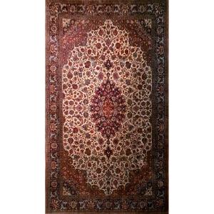 Very Important Ghoum Silk Carpet, Iran, Imperial Workshop.
