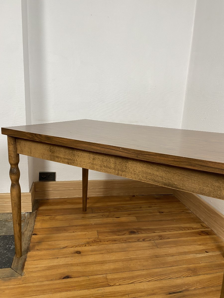 Table Baumann des Années 60 en Bois Plaqué-photo-2