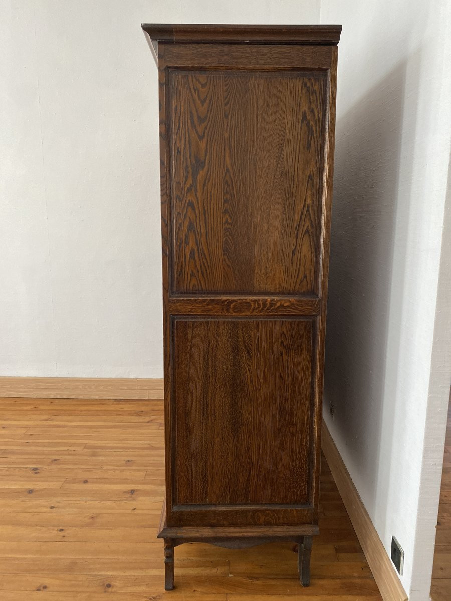 Armoire Bretonne En Chêne Massif - Fin XIXème-photo-2