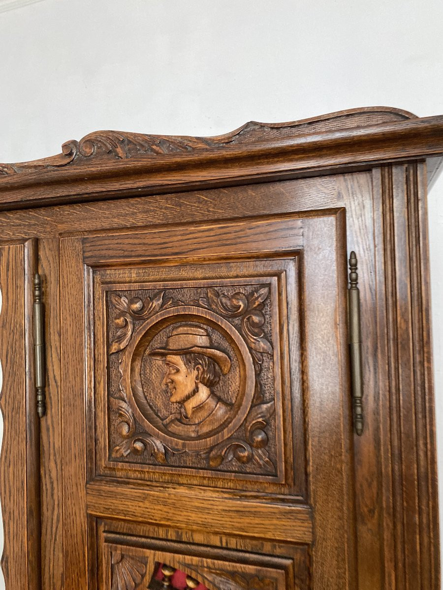 Armoire Bretonne En Chêne Massif - Fin XIXème-photo-1