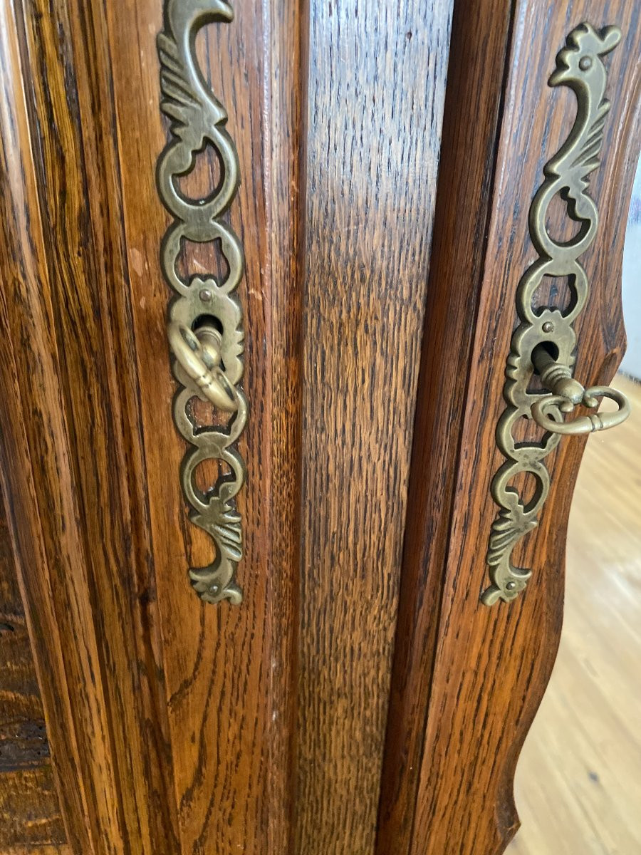 Armoire Bretonne En Chêne Massif - Fin XIXème-photo-6