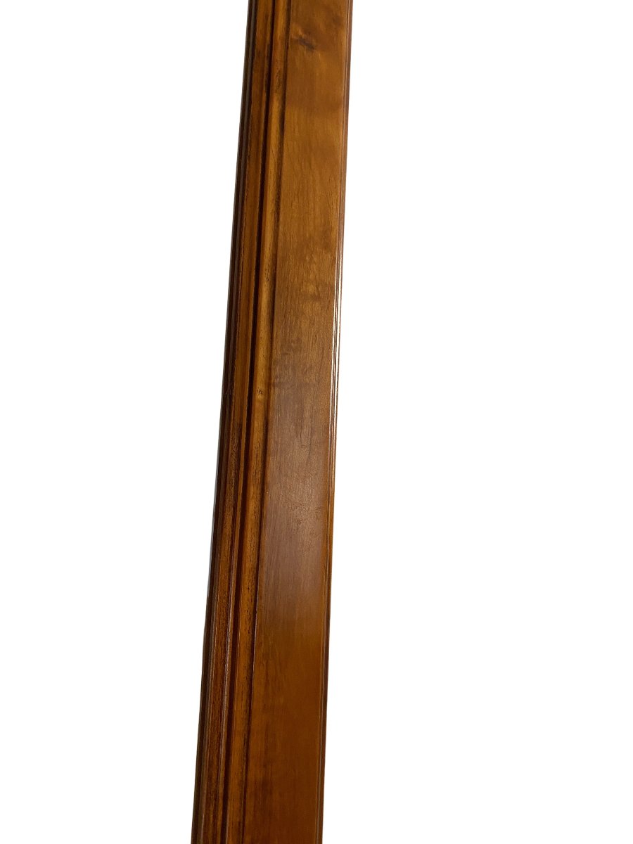 Miroir Mural en Bois Beige, Début XXème, 60x92cm-photo-2