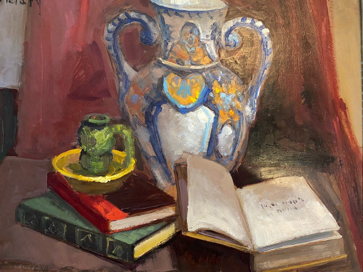 Nature Morte Signée A. Grandaty (1919)-photo-4