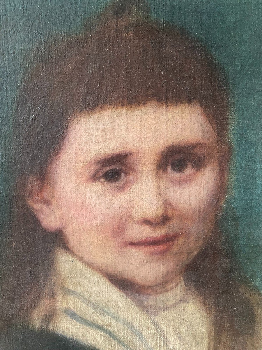 Portrait De Jeune Fille XIXème Siècle-photo-4