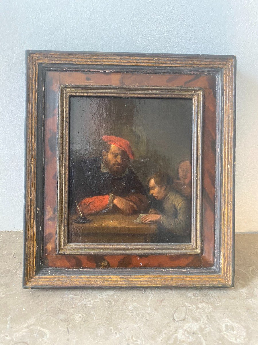 Small Dutch Portrait 17th Century-photo-2