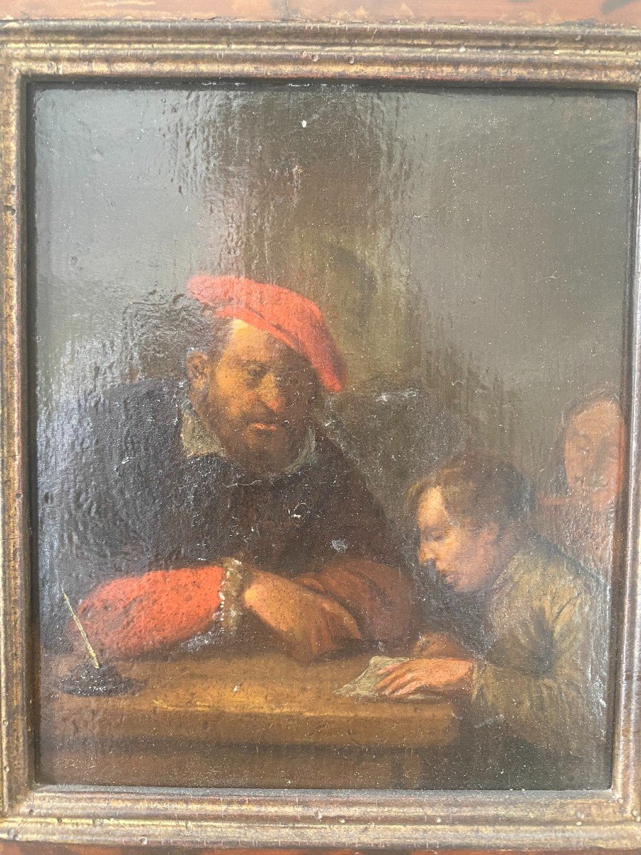 Small Dutch Portrait 17th Century-photo-4