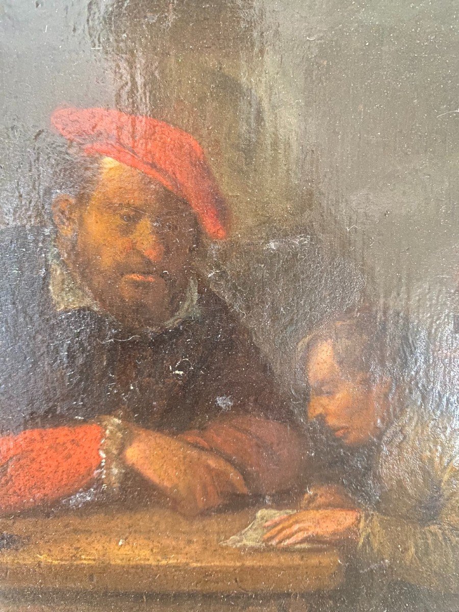 Small Dutch Portrait 17th Century-photo-5