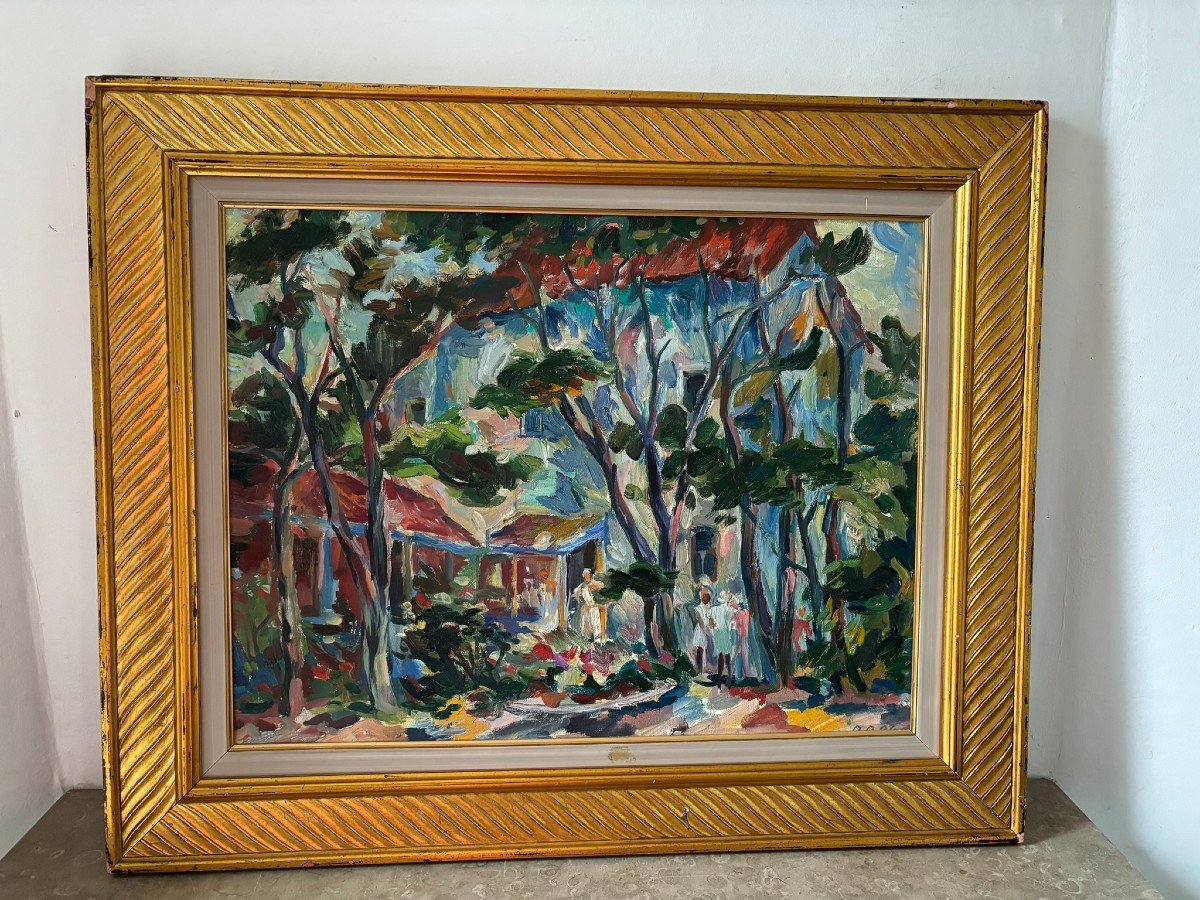 Russian School Landscape From 1994