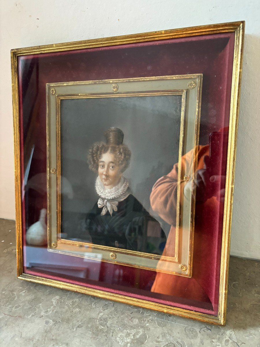 Portrait De Femme Vers 1800-photo-1