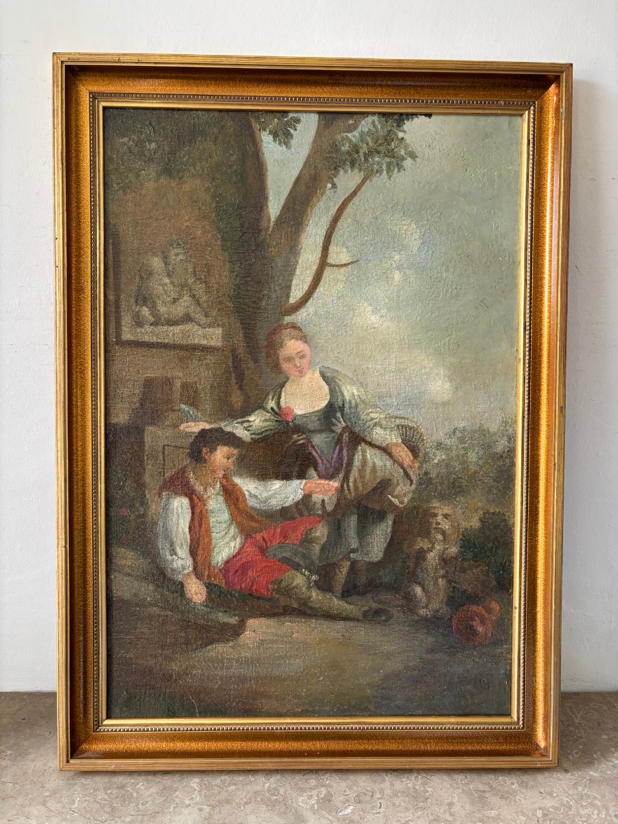 Scène Galante XVIII /xixème Siècle