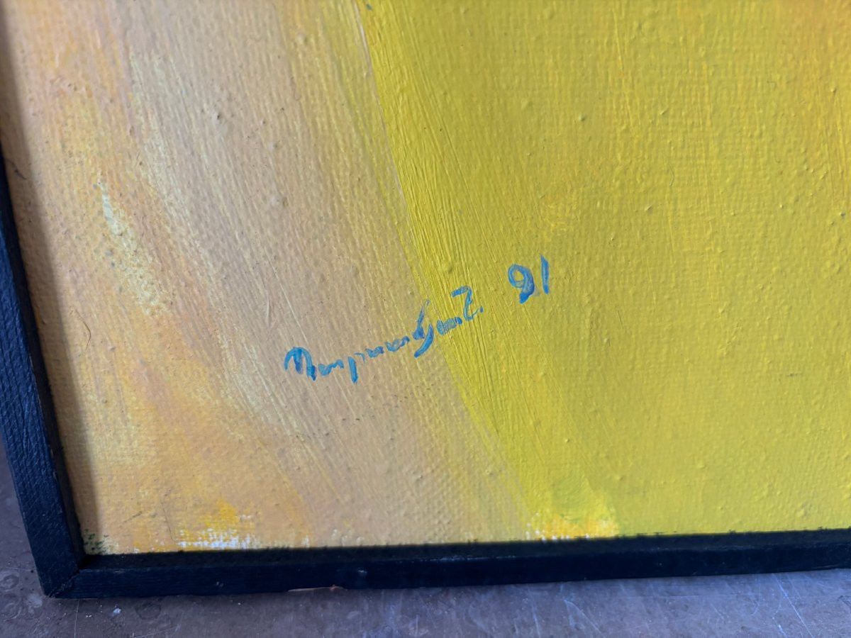 Peinture Abstraite Russe De 1991-photo-4