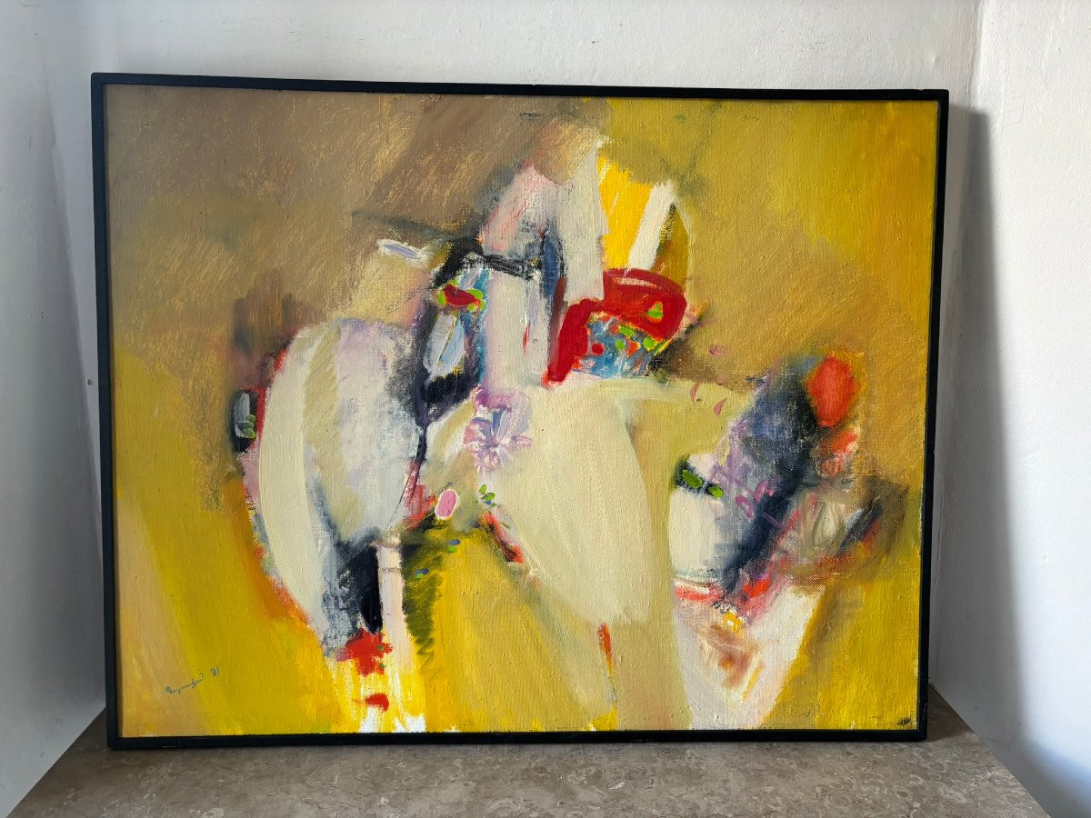 Peinture Abstraite Russe De 1991-photo-1