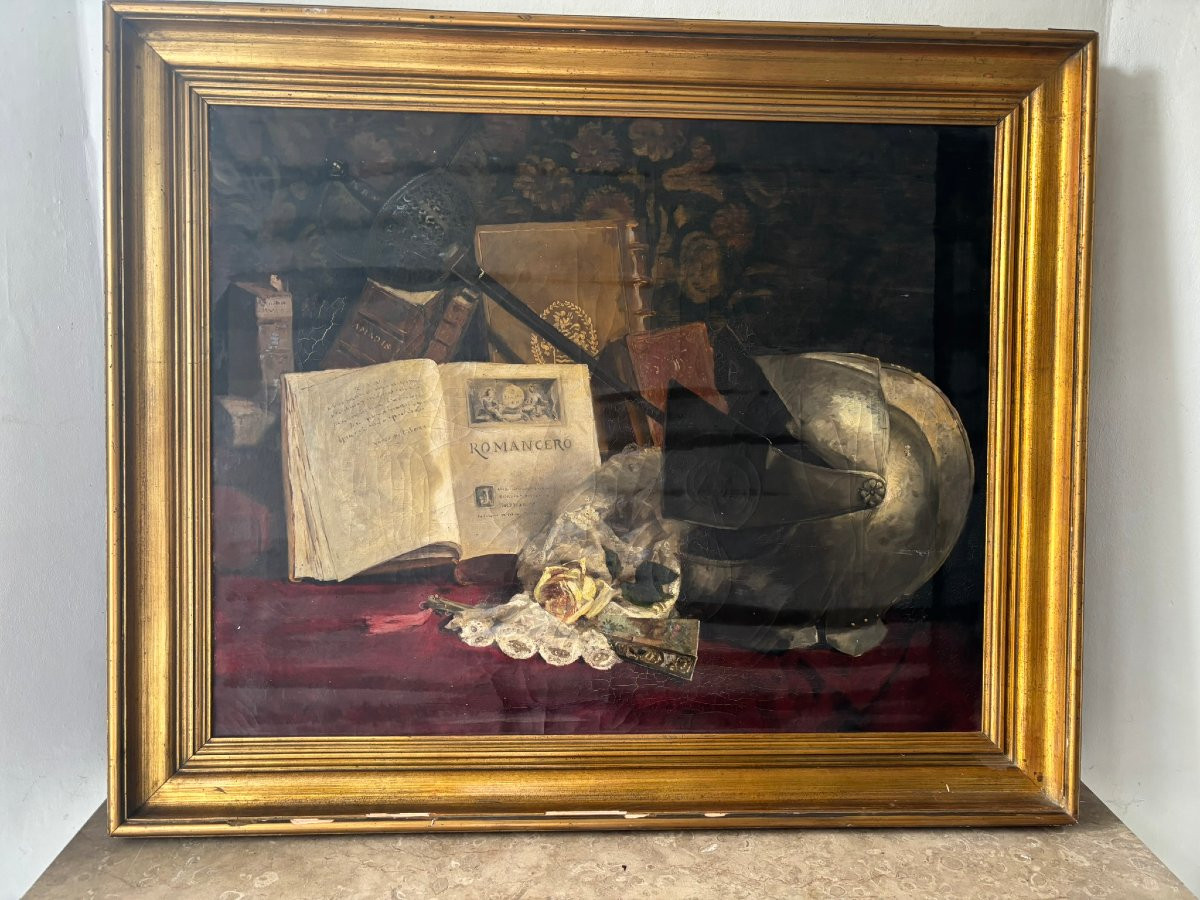 Monogrammed Still Life From 1885-photo-2