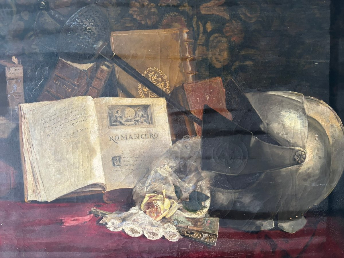 Monogrammed Still Life From 1885-photo-3