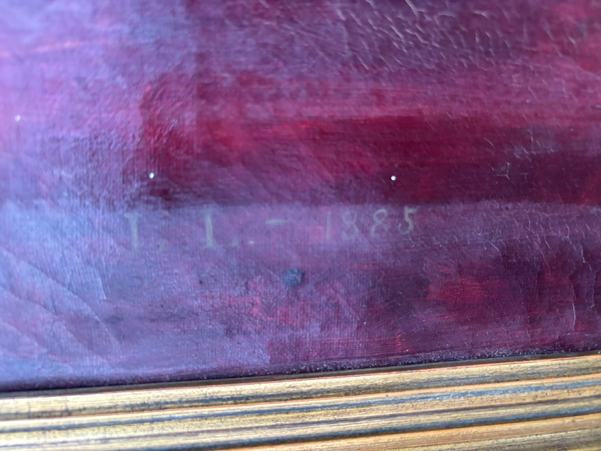 Monogrammed Still Life From 1885-photo-4