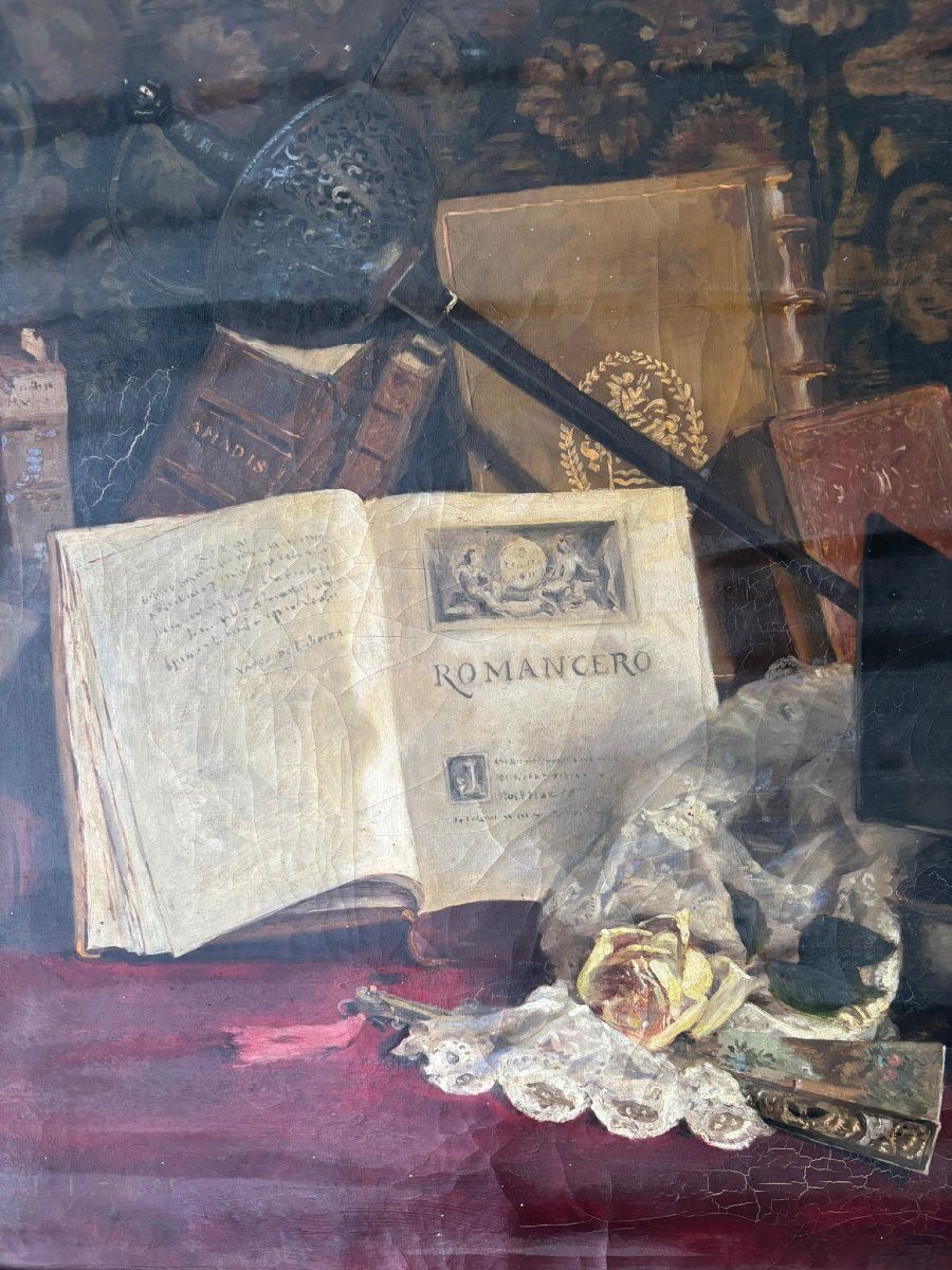 Monogrammed Still Life From 1885-photo-4