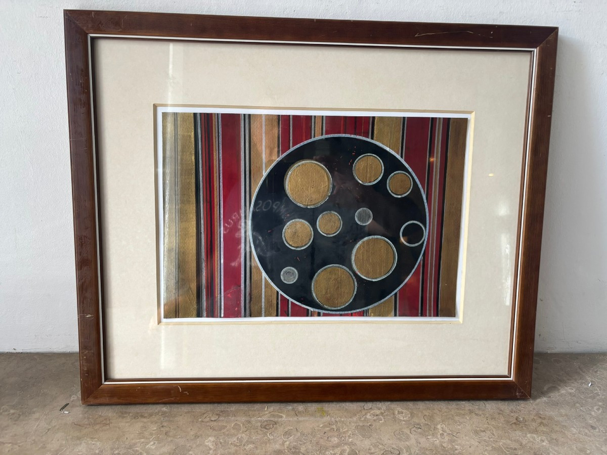 Composition abstraites signée Caceres