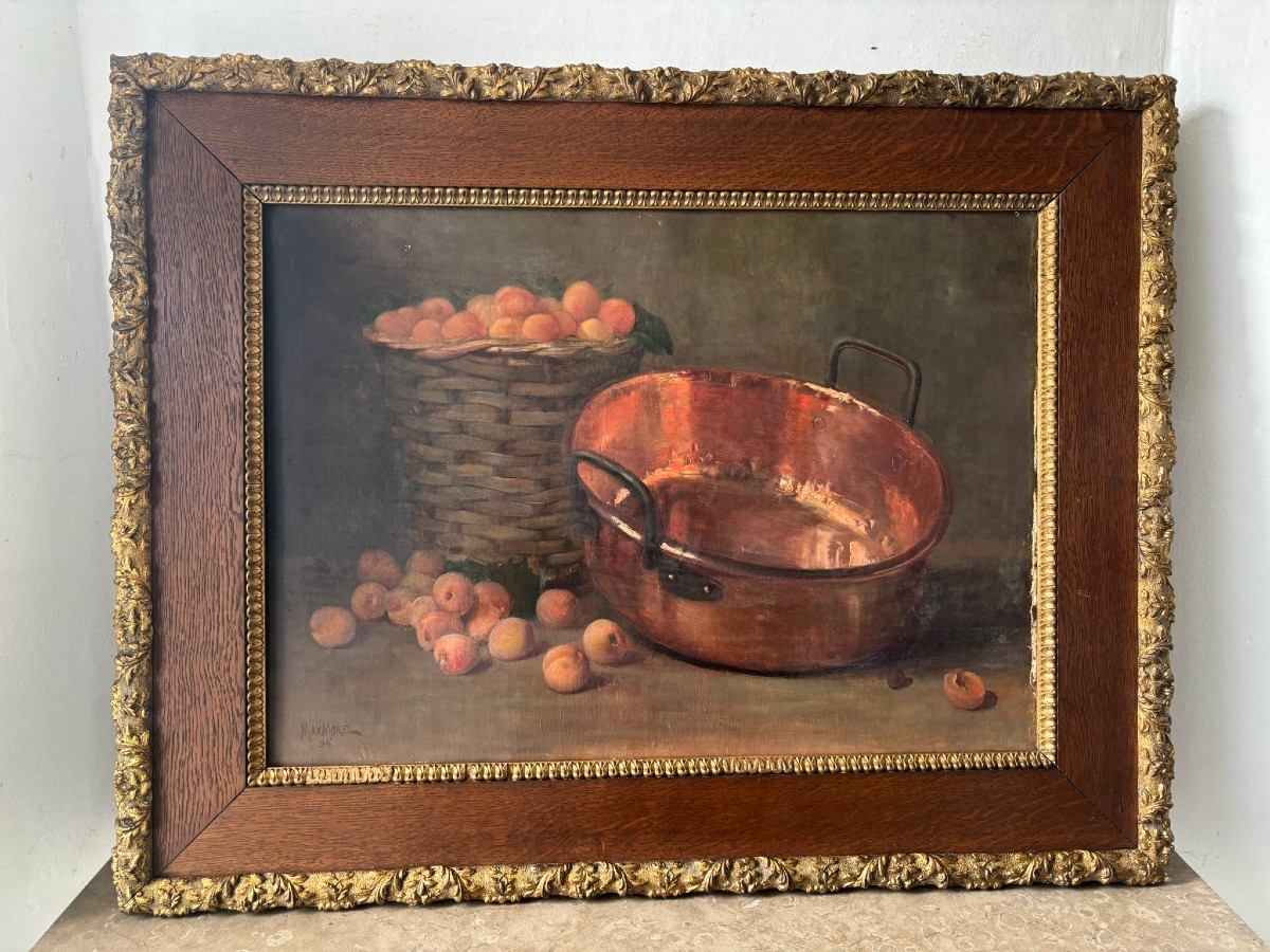 Nature morte signée de 1896