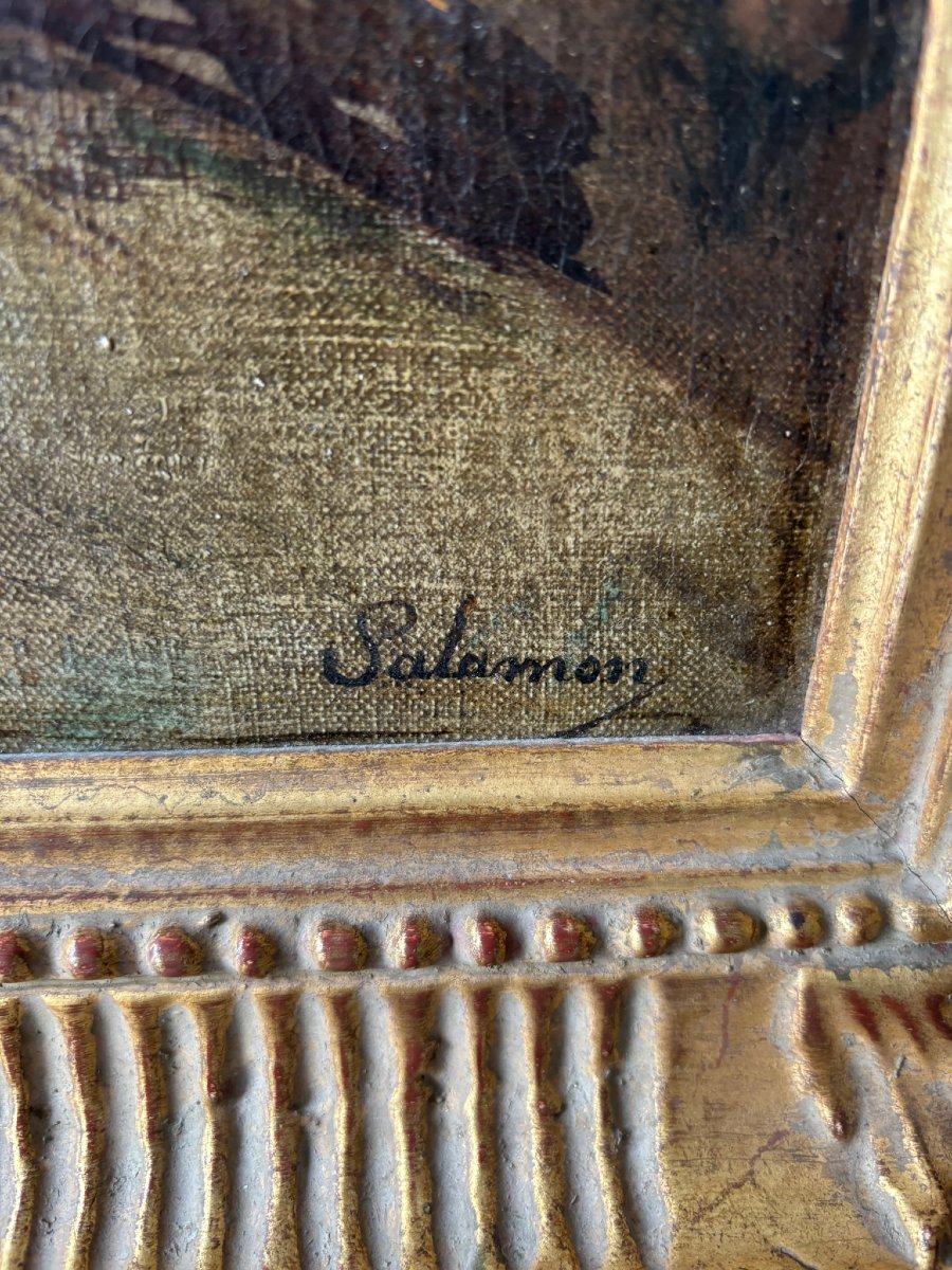 Signed Still Life From The 19th Century-photo-4