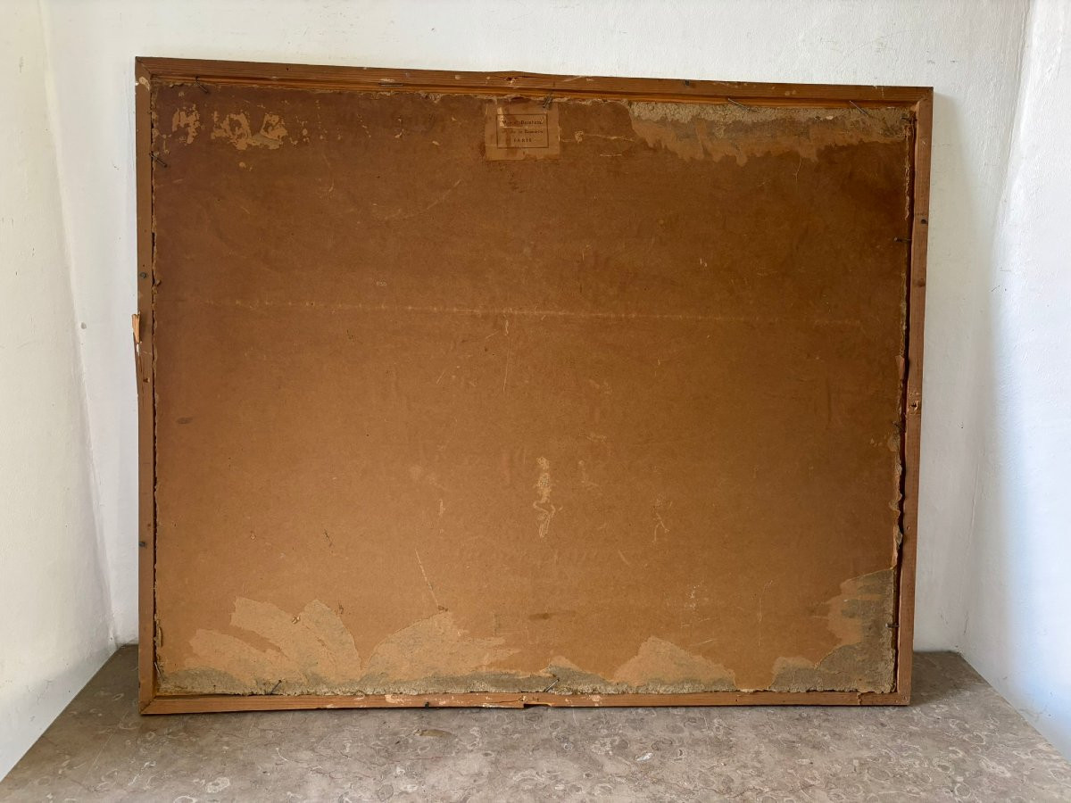 Bouquet signé fin XIX début XXème siècle-photo-6