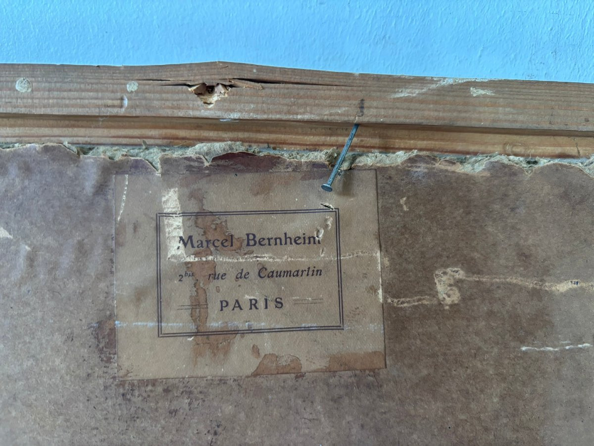 Bouquet signé fin XIX début XXème siècle-photo-7