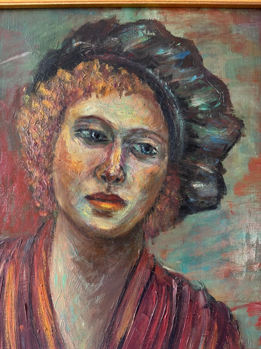 Portrait de musicienne XXème siècle-photo-4