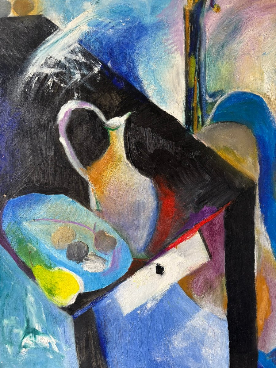 Intérieur au violoncelle Jacques Courtade (1923-1994)-photo-2