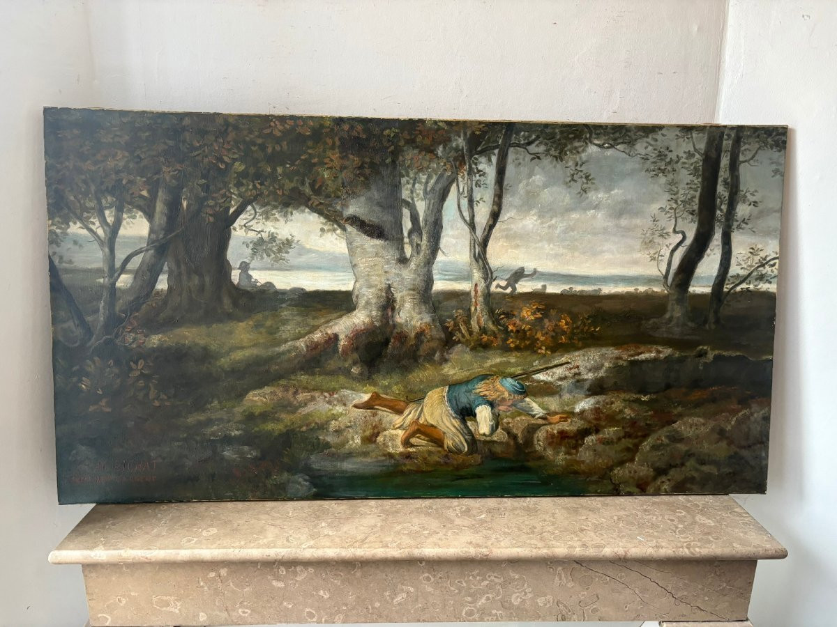 Games In The Forest, 19th Century-photo-2