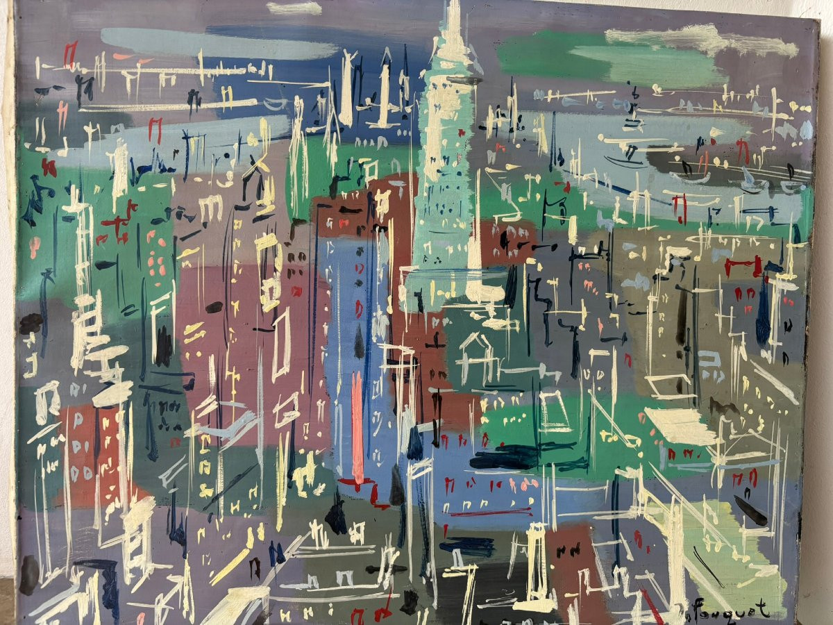 Paysage New Yorkais signé Fouquet-photo-3