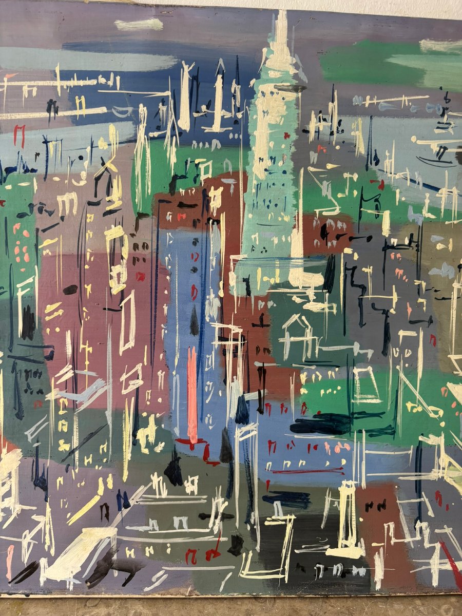 Paysage New Yorkais signé Fouquet-photo-3