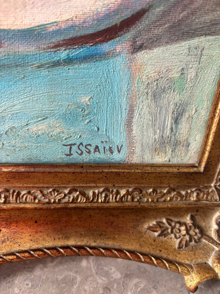 Composition abstraite signée Issaiev -photo-4